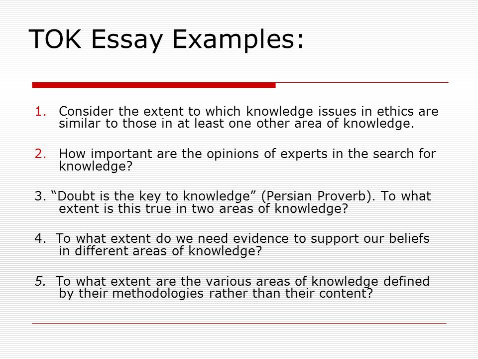 To what extent essay examples